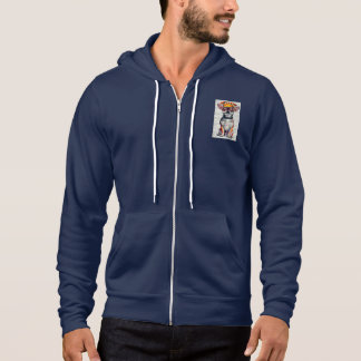 DIE FLEECE DES CHIHUAHUA-TYP ZIP UP JOGGER HOODIE