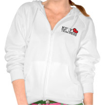 Die Fleece-ZipHoodie der Frauen - KSTF Herz: