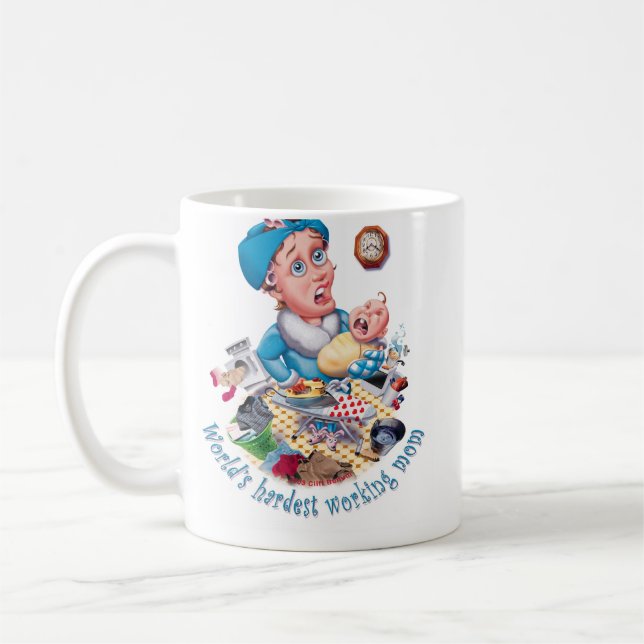 Die fleißigste Mamma der Welt Tasse (Links)