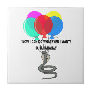 Die fliegende Schlange Fliese