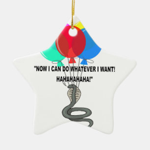 Die fliegende Schlange Keramik Ornament