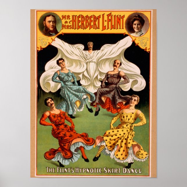 Die flinsen hypnotischen Rock-Tanz-Theater Poster (Vorne)