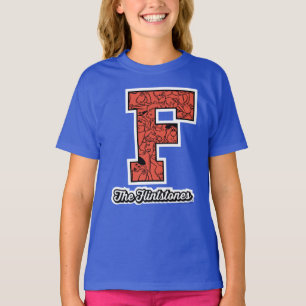 Die Flintstones Collegiate Style Monogramm T-Shirt