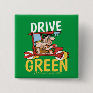 Die Flintstones   Fred & Barney - Grüner fahren Button