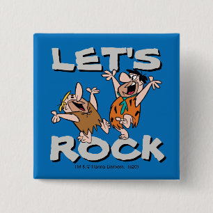 Die Flintstones Fred & Barney - Lasst uns rocken Button