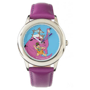 Die Flintstones Fred, der hinunter Schwanz Armbanduhr