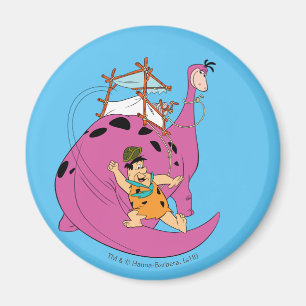 Die Flintstones   Fred, der hinunter Schwanz Magnet