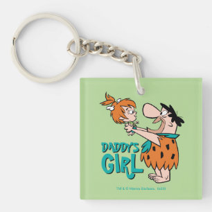 Die Flintstones Fred & Pebbles - Vaters Tochter Schlüsselanhänger