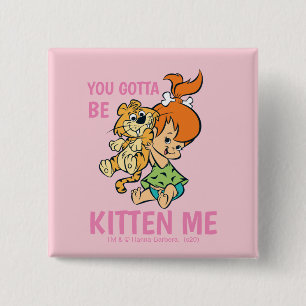 Die Flintstones Pebbles & ihr Tiger Button