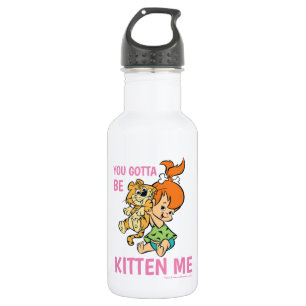 Die Flintstones Pebbles & ihr Tiger Edelstahlflasche