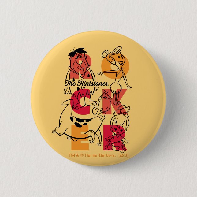 Die Flintstones | ROCKER Button (Vorderseite)