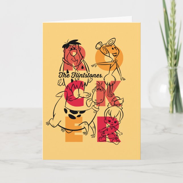 Die Flintstones | ROCKER Karte (Vorderseite)