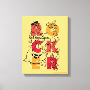 Die Flintstones   ROCKER Leinwanddruck