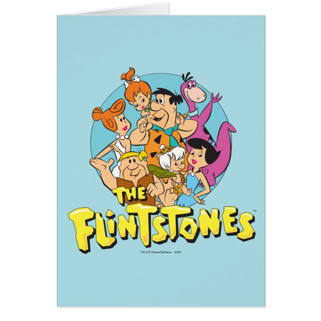 Die Flintstones und Rubbelfamilie Grafik (Vorne)