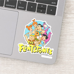 Die Flintstones und Rubbelfamilie Grafik Aufkleber