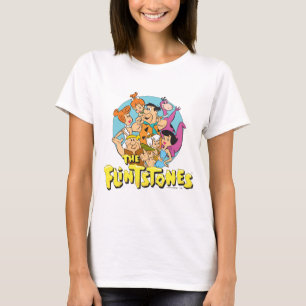 Die Flintstones und Rubbelfamilie Grafik T-Shirt