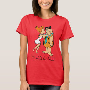Die Flintstones   Wilma, der Fred küsst T-Shirt