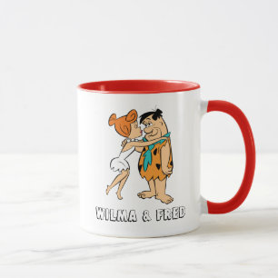 Die Flintstones   Wilma, der Fred küsst Tasse