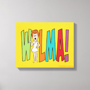 Die Flintstones   WILMA! Leinwanddruck