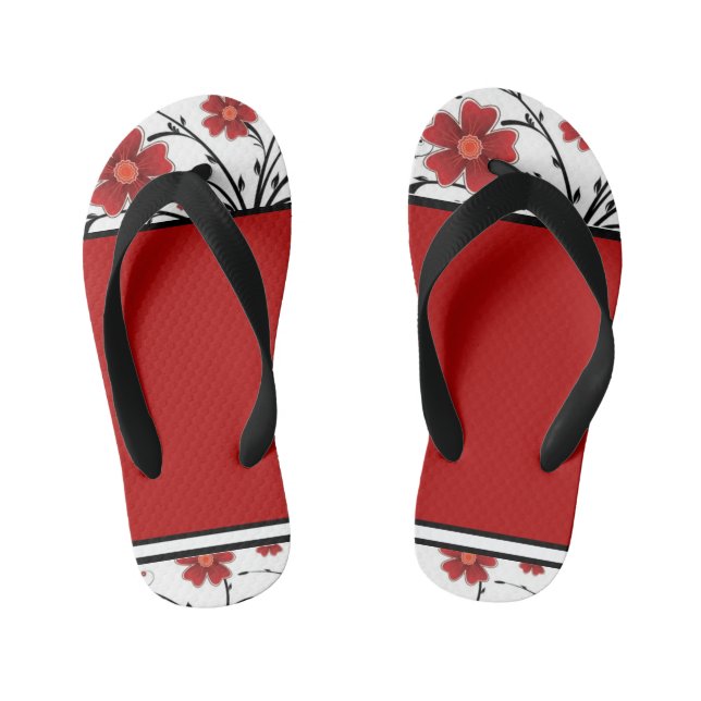 Die Flip-Flops der Kindsausdruckskollektion Kinderbadesandalen (Fußbett)