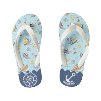 Die Flip Flops des Nautic Sea Blue Kids