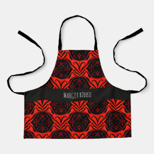 Die Floral Smooth Corner Elegantes Muster Schürze