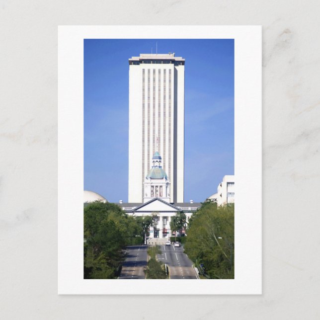 Die Florida Staat Hauptstadt in Tallahassee, Flori Postkarte (Vorderseite)