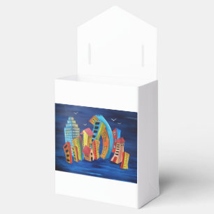 Die florierende Stadt Geschenkschachtel
