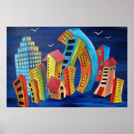 Die florierende Stadt Poster