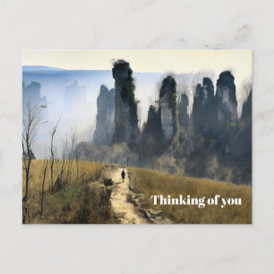 Die Flöten des Teufels wandern Postkarte