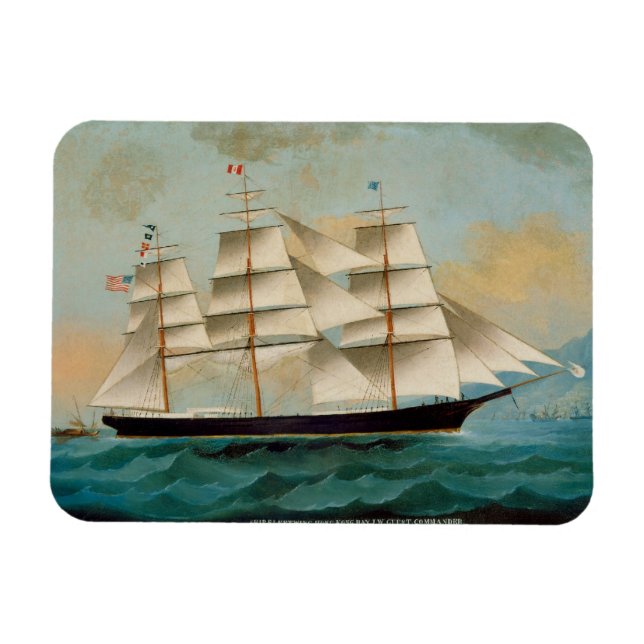 Die Flotte des Schiffes, Hongkong Bay Magnet (Horizontal)