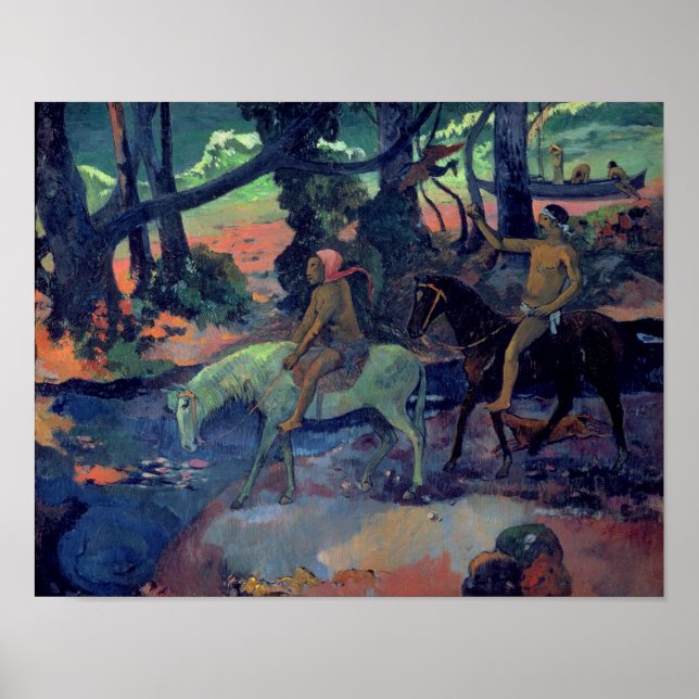 Die Flucht, das Ford, 1901 Poster (Vorne)