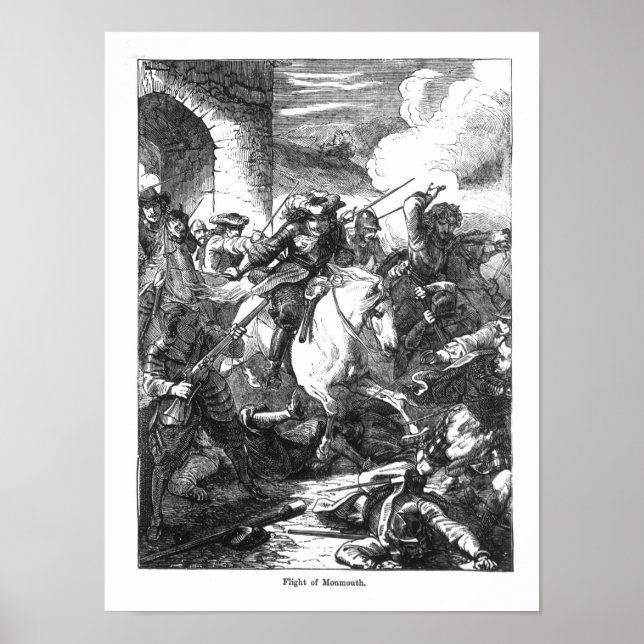 Die Flucht der Mondlandschaft Poster (Vorne)
