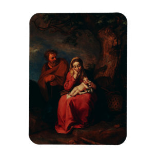 Die Flucht nach Ägypten von Abraham Bloemaert Magnet