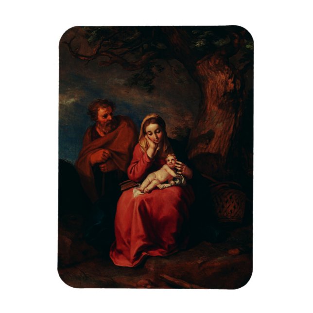 Die Flucht nach Ägypten von Abraham Bloemaert  Magnet (Vertikal)