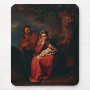 Die Flucht nach Ägypten von Abraham Bloemaert  Mousepad