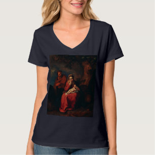 Die Flucht nach Ägypten von Abraham Bloemaert T-Shirt
