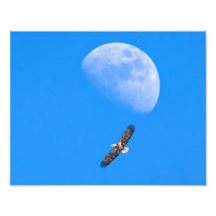 Die Flucht über den Mond Fotodruck