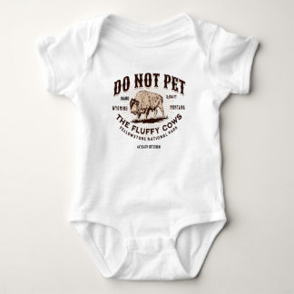 Die Fluffy Kühe Yellowstone Bison Funny nicht best Baby Strampler