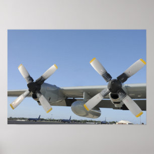 Die Flügel eines LC-130 Hercules Poster