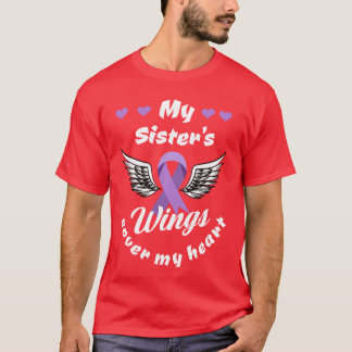Die Flügel meiner Schwester bedecken mein Herz Übe T-Shirt