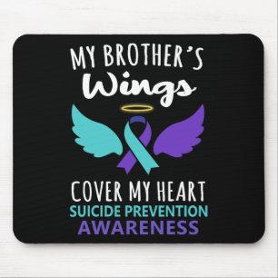Die Flügel meines Bruders decken das Bewusstsein f Mousepad