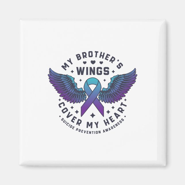 Die Flügel meines Bruders decken meinen Herzsuizid Magnet (Vorne)