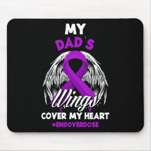 Die Flügel meines Vaters decken meine Überdosierun Mousepad