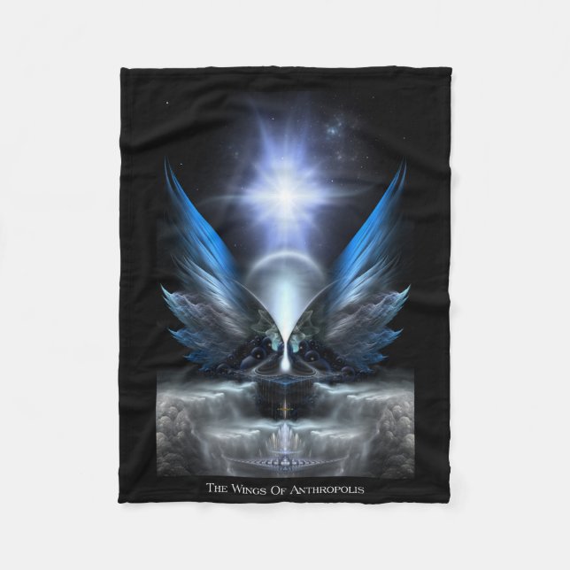 Die Flügel von Anthropolis Fleece Blanket (Vorderseite)