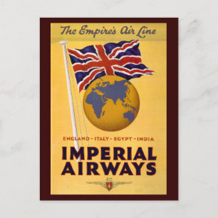 Die Fluggesellschaft des Reiches Postkarte