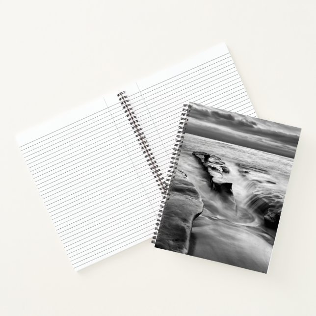 Die Flut am Strand Notizbuch (Innenseite)