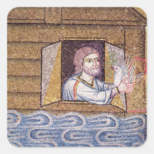 Die Flut aus dem Atrium Quadratischer Aufkleber