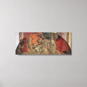 Die Flut und die Senkung des Wassers Leinwanddruck