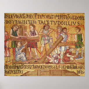 Die Flut, vom Atrium, Detail von Poster